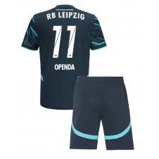 RB Leipzig Lois Openda #11 Tredjedraktsett Barn 2024-25 Kortermet (+ korte bukser)